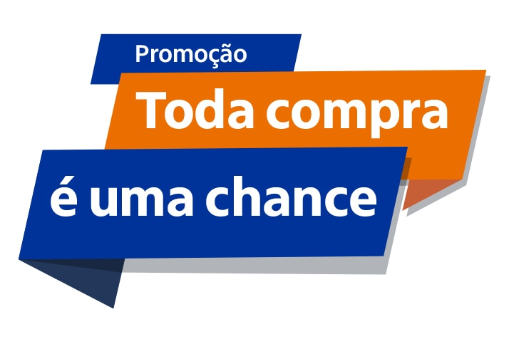 promoção toda compra é uma chance